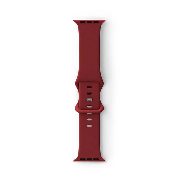 Epico Apple Watch 42/44/45 mm - silicone band, Red