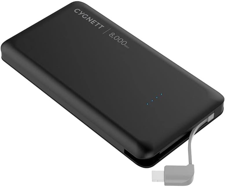Cygnett - ChargeUp Pocket 8,000mAh 2.1A Lightning Cable - Black