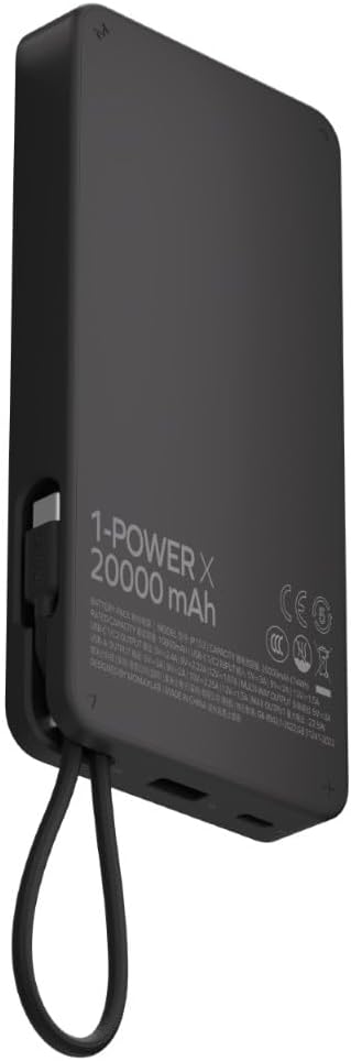Momax 1-Power X1 20000 mAh Powerbank - Black