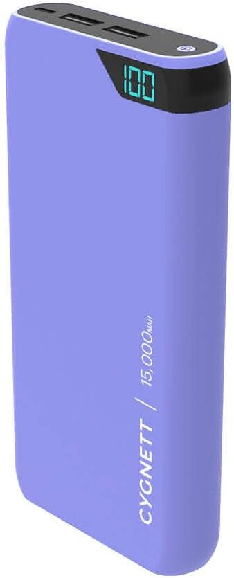 Cygnett ChargeUp Boost 15K 15000mAh Portable Powerbank - Purple