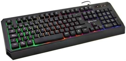 Meetion MT-K9320 Wired Gaming Keyboard with Rainbow Backlit and 19 Anti-Ghosting Keys