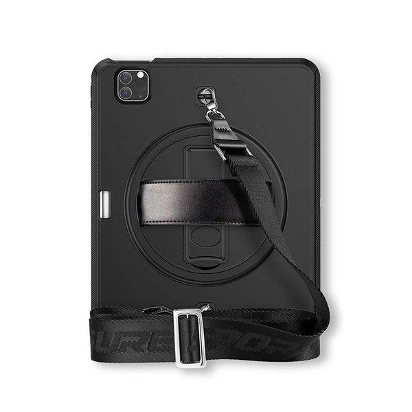 OUTDOOR CASE iPad 10,2" Pro 10,5" / Air 10,5 (2018/2019) with front  holder - black