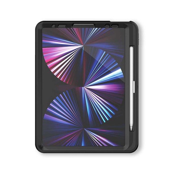 OUTDOOR CASE iPad 10,2" Pro 10,5" / Air 10,5 (2018/2019) with front  holder - black
