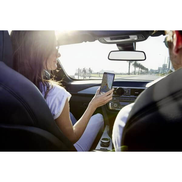 شاحن سيارة لاسلكي Cygnett MagMount Qi بقوة 7.5 واط مع قاعدة تثبيت - أسود