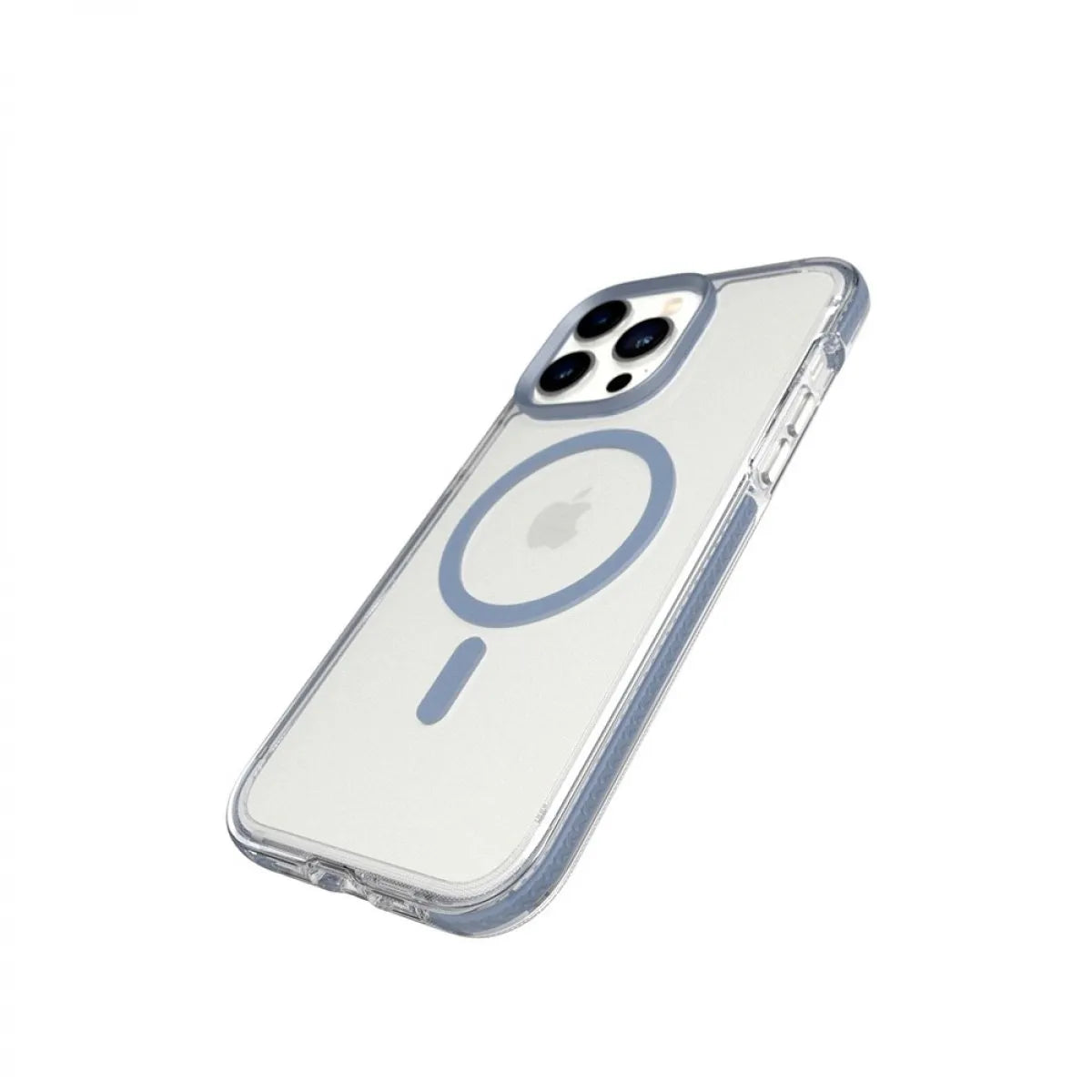 Tech21 iPhone 14 Pro Case Evo Crystal MagSafe Steel Blue