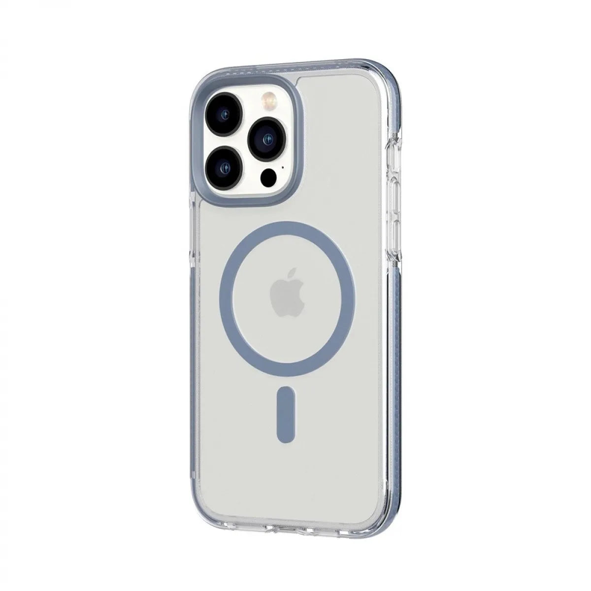 Tech21 iPhone 14 Pro Case Evo Crystal MagSafe Steel Blue