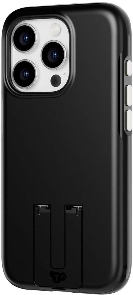 Tech21 EvoCrystal Kick w/MagSafe for IP 15 Pro - Obsidian Black