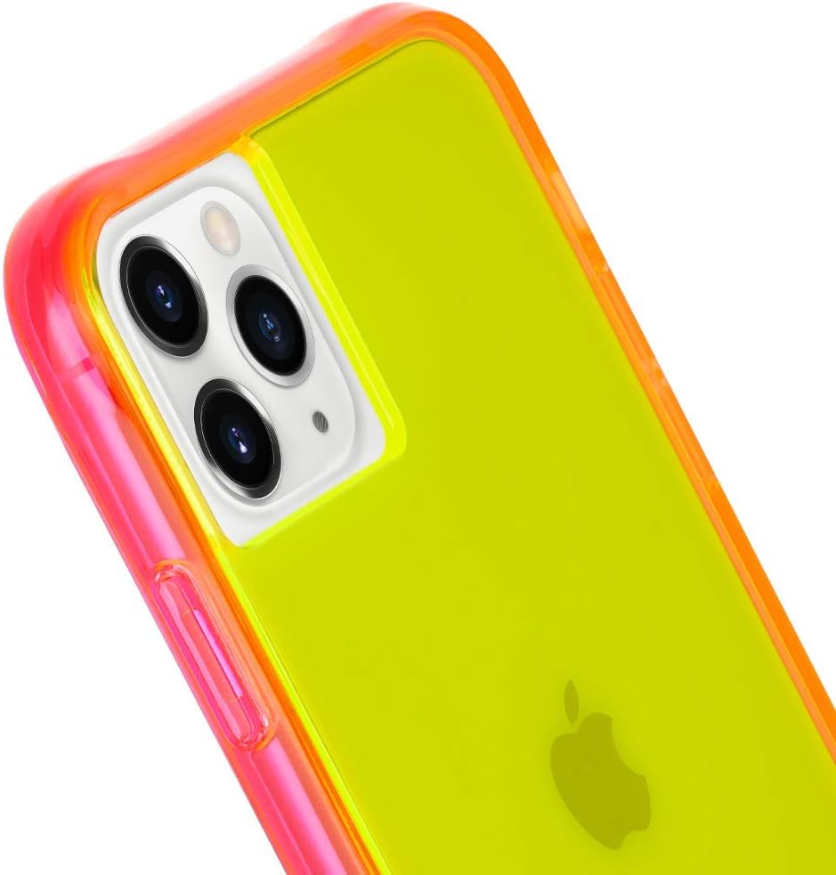 Case-Mate - Tough NEON - Case for iPhone 11 Pro - 5.8 inch - Yellow/Pink Neon