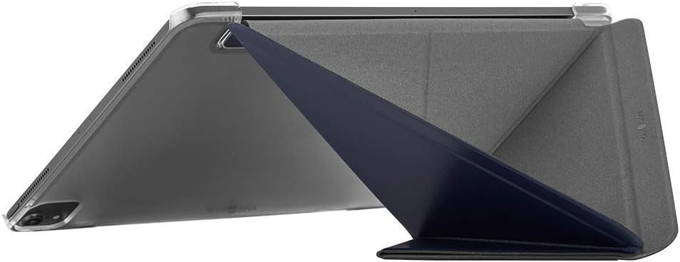 Case-Mate iPad Pro Multi Stand Folio Case - Leather Origami Design w/ 360 Protection, Transparent Back w/Multiple Viewing Mode, Auto Sleep/Wake (10.2-inch, Navy Blue)