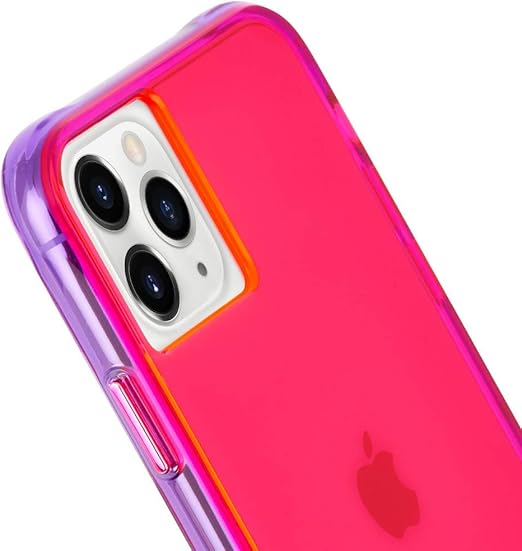 Case-Mate - Tough NEON - Case for iPhone 11 Pro - 5.8 inch - Pink/Purple Neon