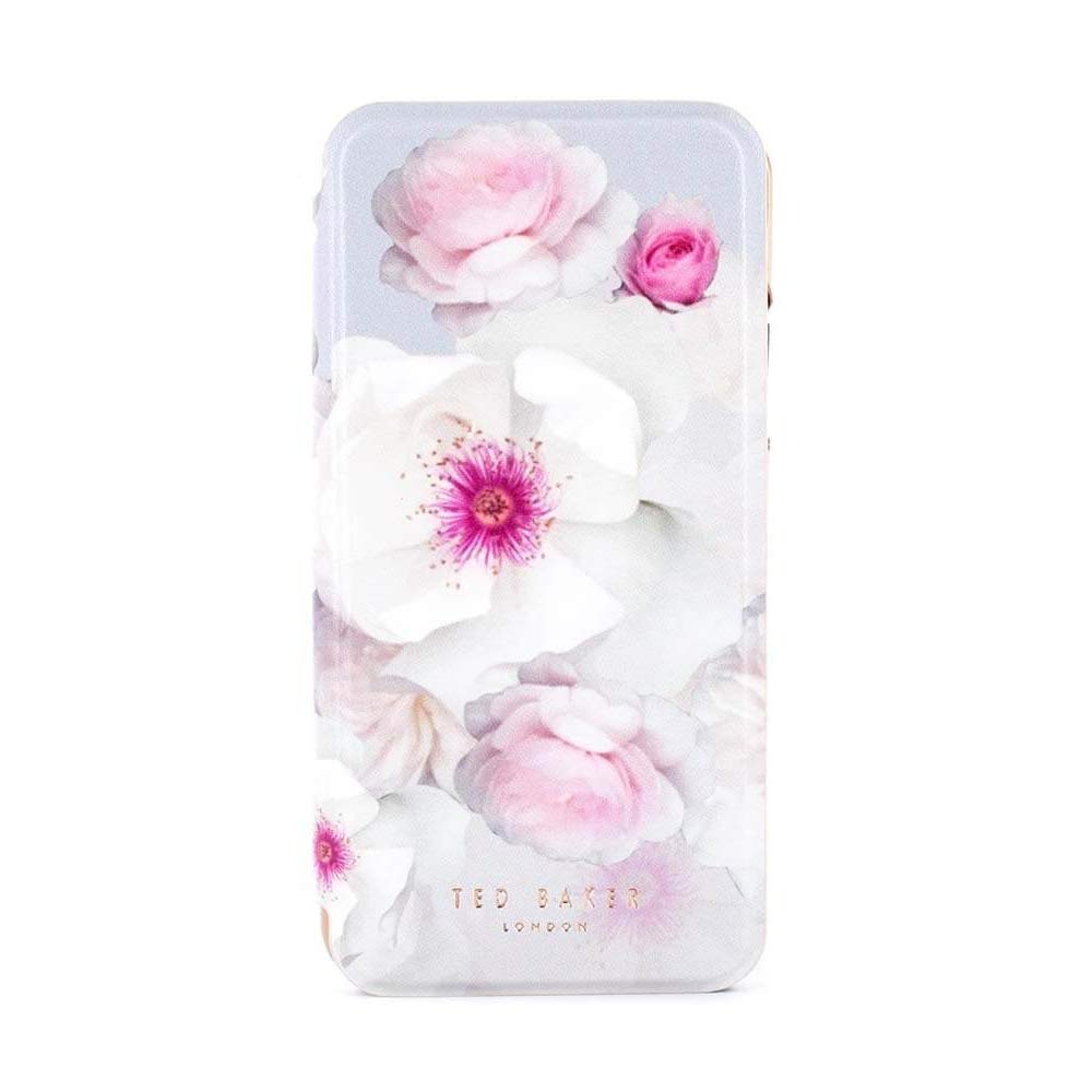 Ted Baker - Mirror Folio Case for iPhone X NALIBISE - Chelsea Grey