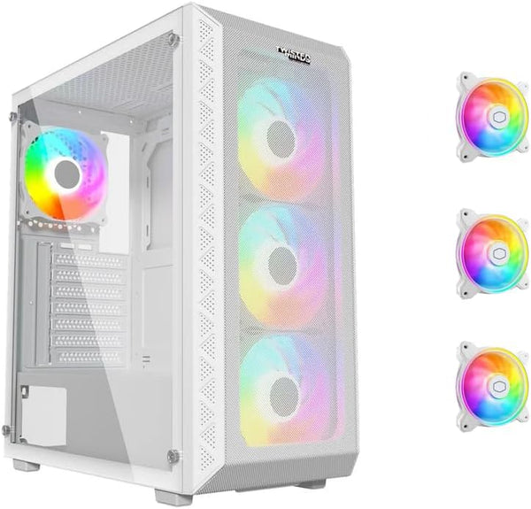 Twisted Minds 03 Apex Mid Tower Gaming Case White