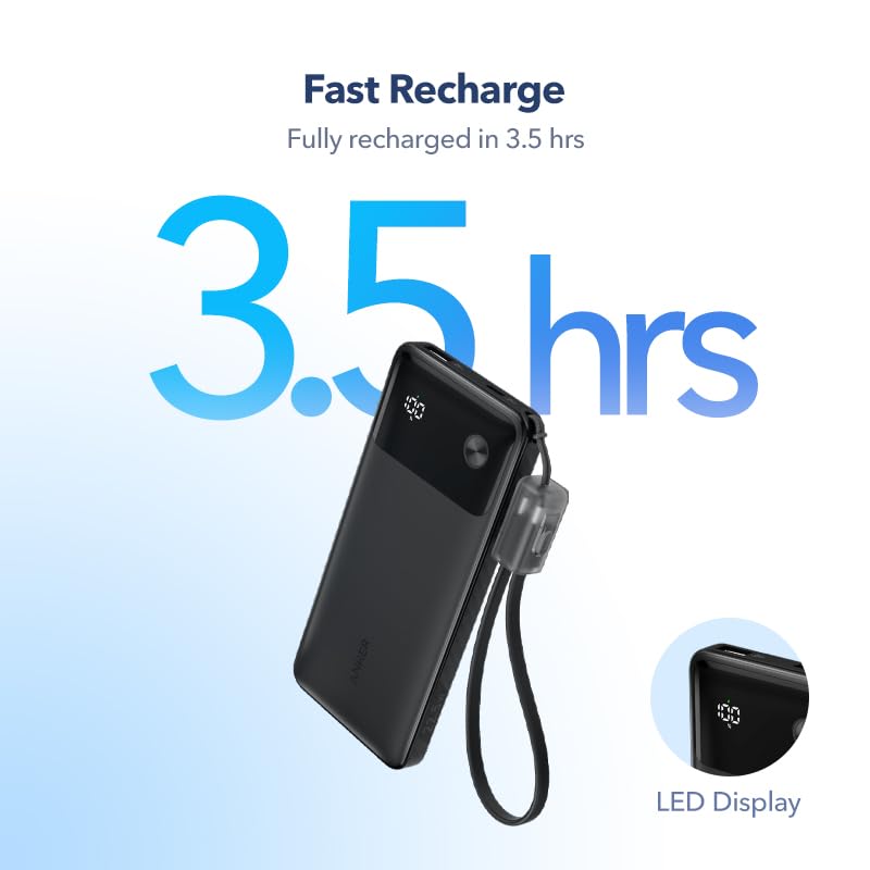 Anker Power Bank (10000Mah 22.5W) Black