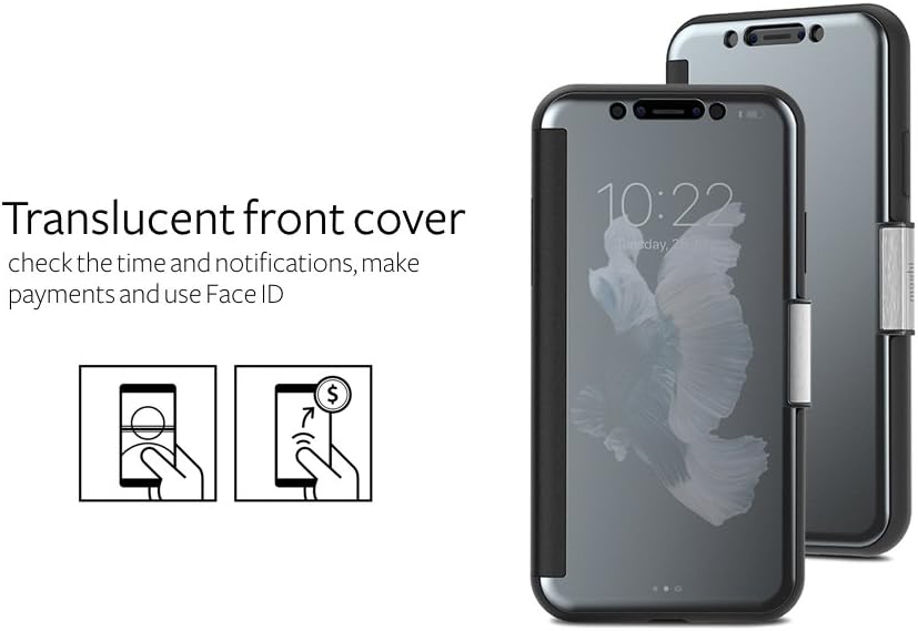 Moshi stealthcover for iPhone X, Case with Stand