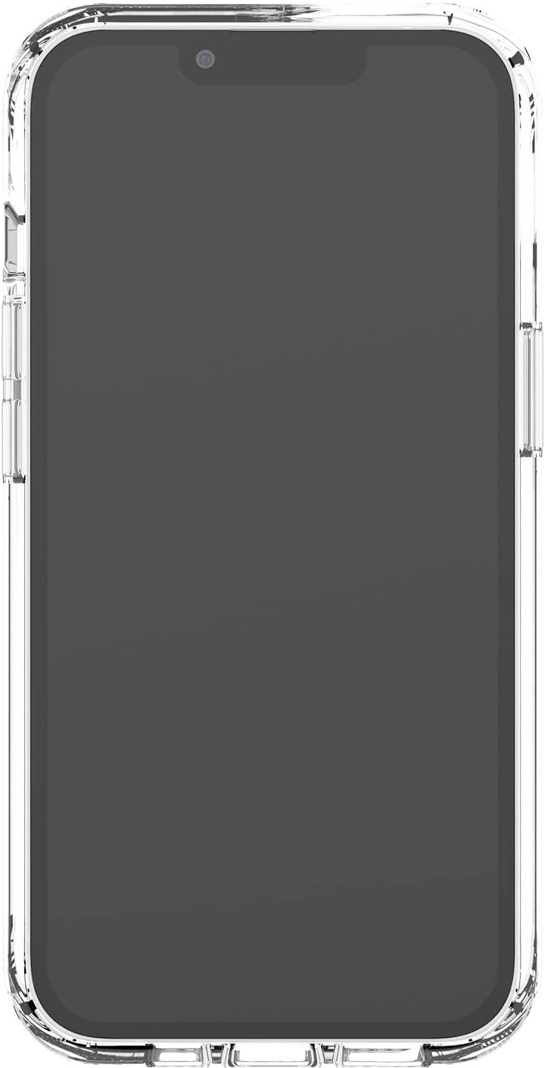 Gear4 ZAGG Crystal Palace Clear Case with Advanced Impact Protection [ Approved by D3O ], Slim, Tough Design for Apple iPhone 13 – Clear