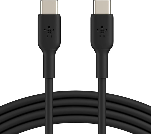 كابل Belkin Boost Charge USB-C إلى USB-C بطول 1 متر باللون الأسود 