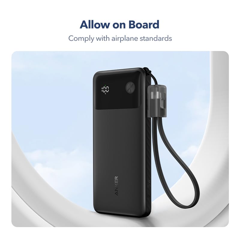 Anker Power Bank (10000Mah 22.5W) Black