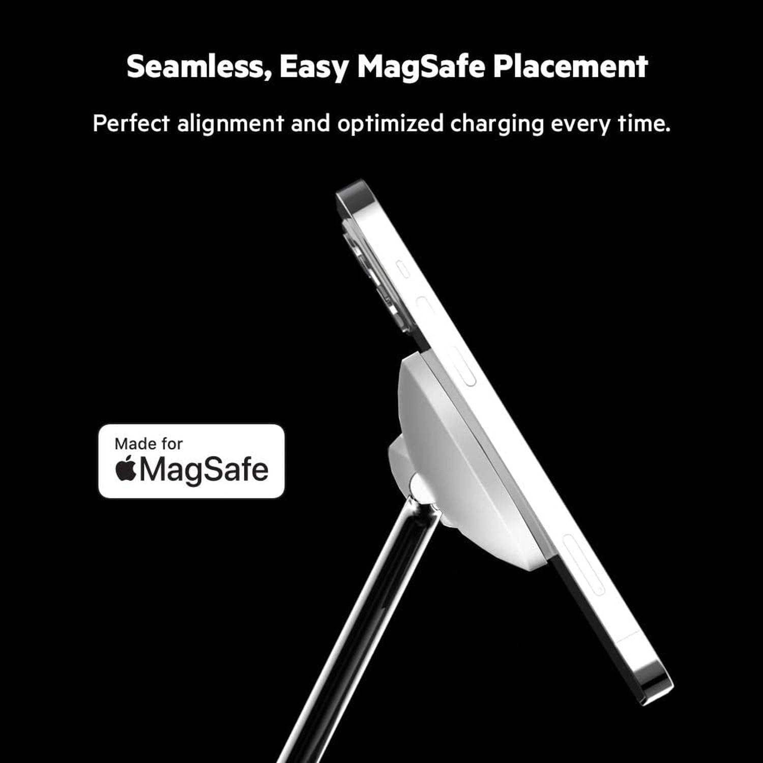 Belkin BoostCharge PRO 3-in-1 Wireless Charger with MagSafe for iPhone 13, 12 + Apple Watch + AirPods White