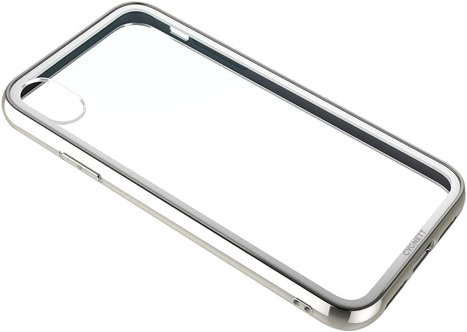 Cygnett Ozone 9H Tempered Glass Case with Built-In Bumper for Apple iPhone XR - White