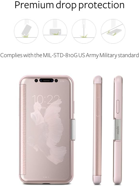 Moshi stealthcover for iPhone X, Case with Stand