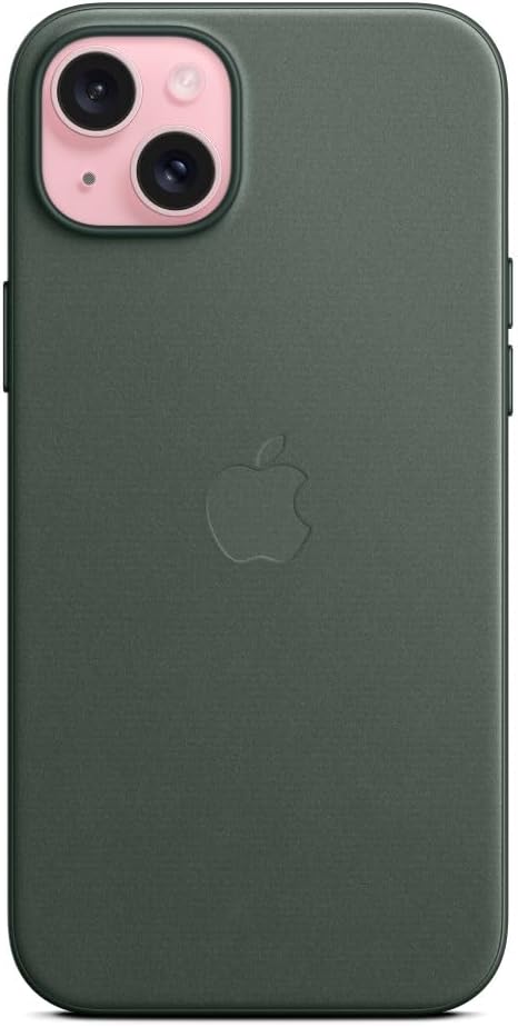 Apple iPhone 15 Plus FineWoven Case with MagSafe - Evergreen