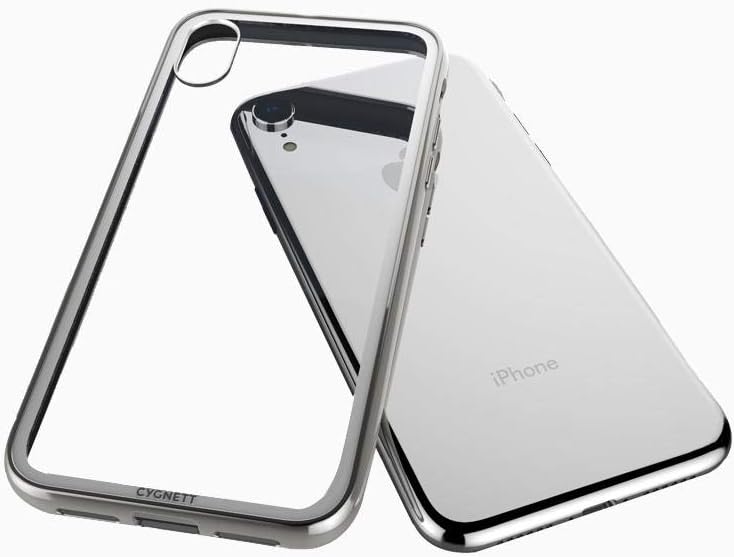 Cygnett Ozone 9H Tempered Glass Case with Built-In Bumper for Apple iPhone XR - White