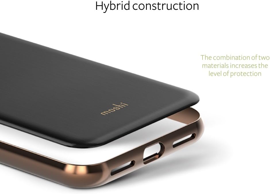 Moshi iGlaze for iPhone XS / X - hardshell protective case - Armour Black