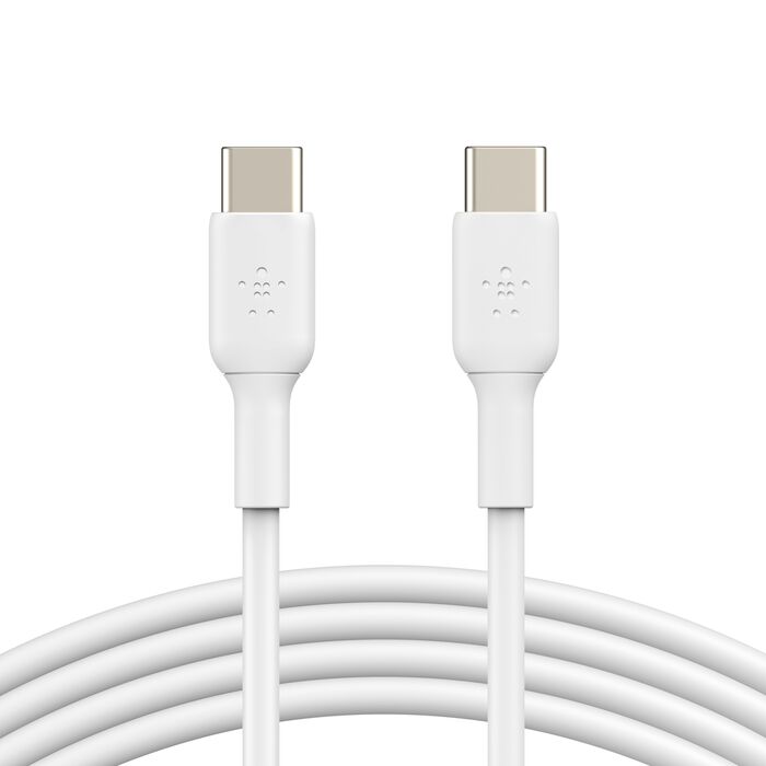 كابل Belkin Boost Charge 60W USB-C إلى USB-C بطول 1 متر أبيض
