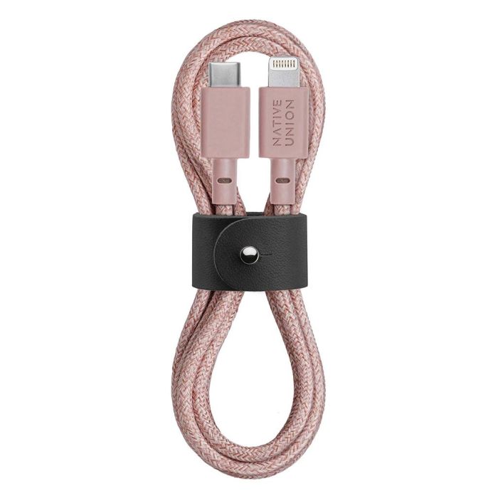 Cable Native Union Belt Cable CL Lightning 1.2m, rose
