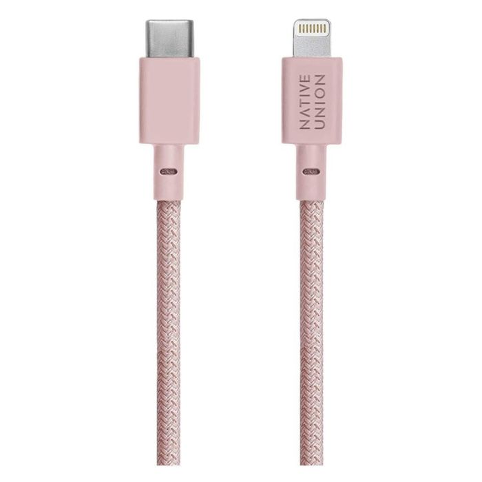 Cable Native Union Belt Cable CL Lightning 1.2m, rose