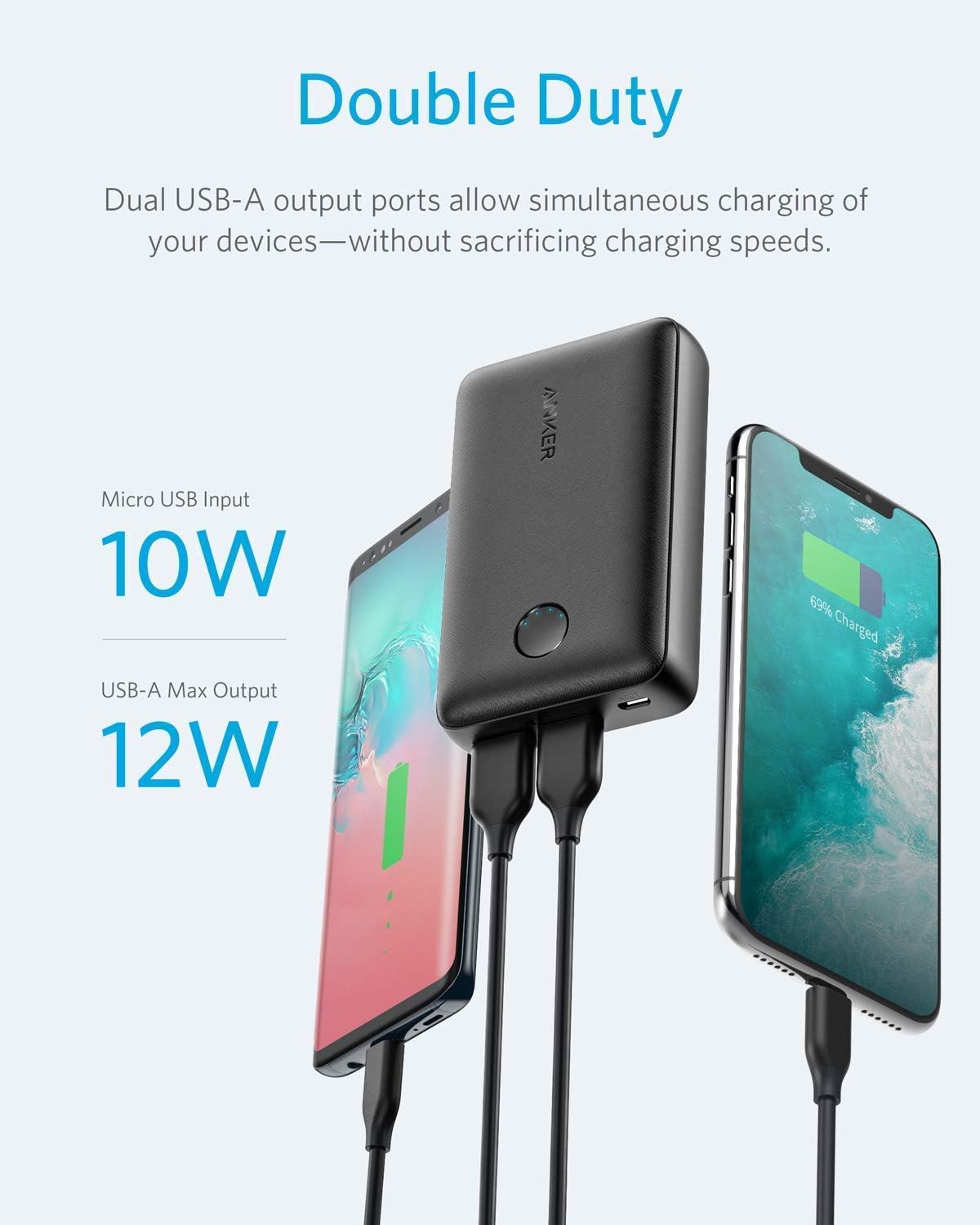 Anker PowerCore Select 10000mAh Power Bank Black