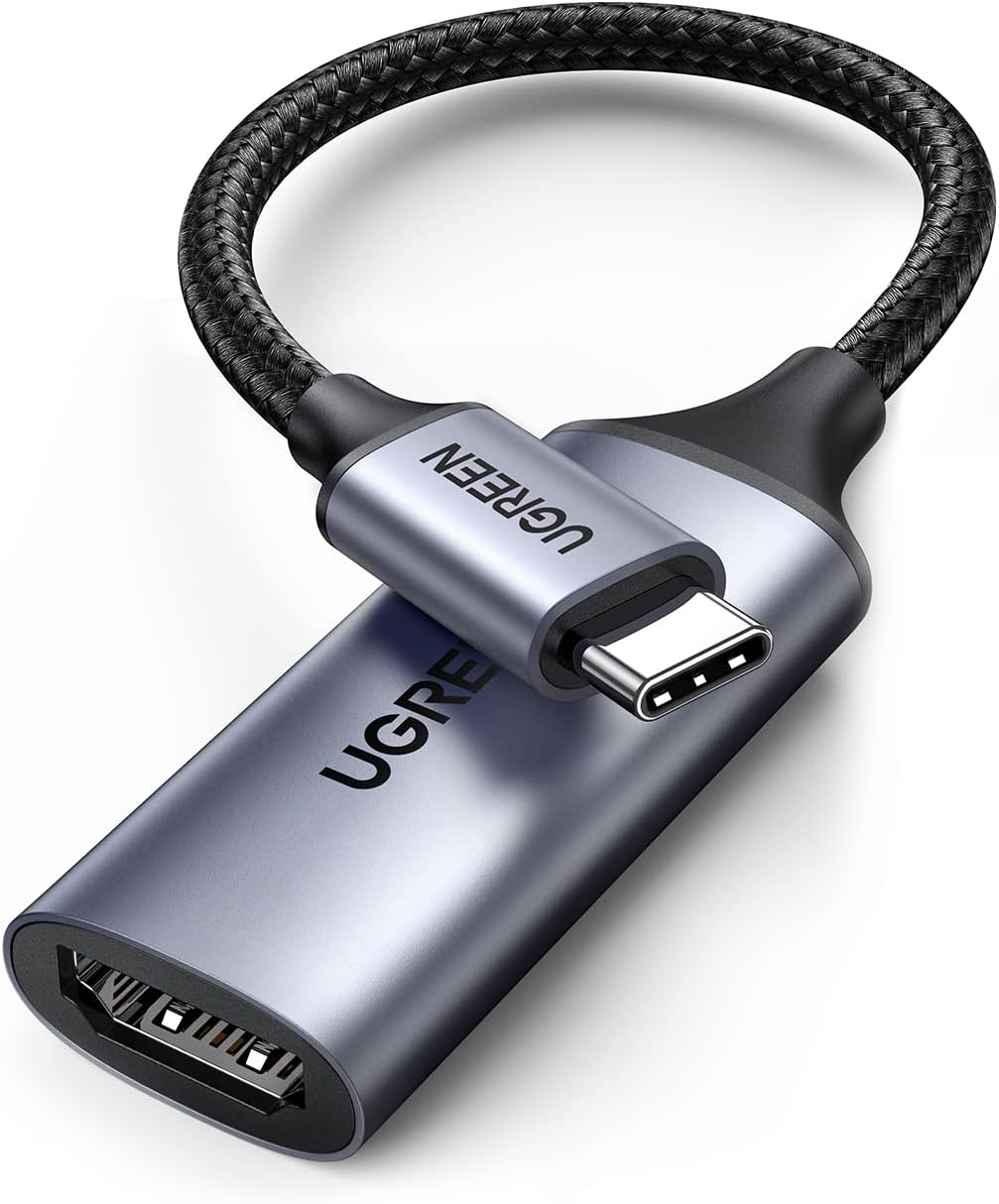 UGREEN USB C to HDMI Adapter Cable 4K@60Hz Aluminum Type C Thunderbolt 4/3 Converter Grey