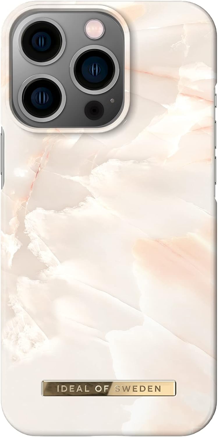 CARATULA FASHION CASE IPHONE 13 PRO ROSE PEARL MARBLE ID OF SW