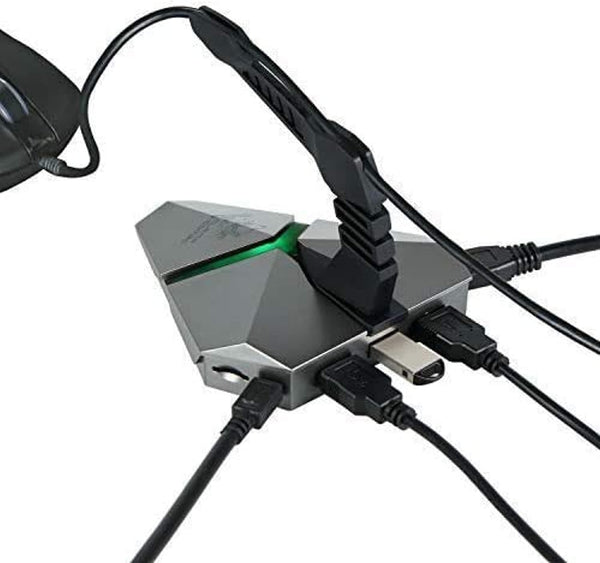 Eureka Ergonomic 3‑Port USB 3.0 Hub & SD Card Reader with Mouse Bungee