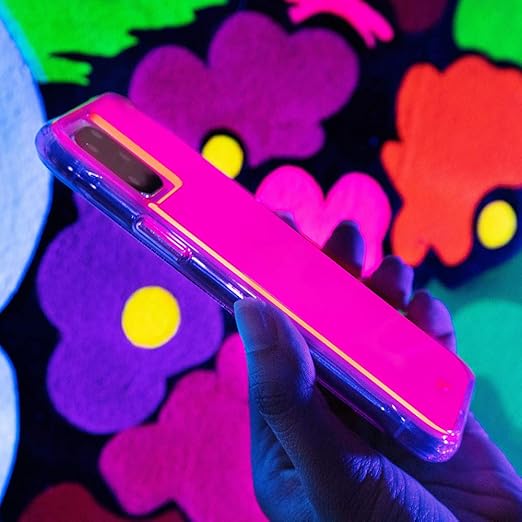 Case-Mate - Tough NEON - Case for iPhone 11 Pro - 5.8 inch - Pink/Purple Neon