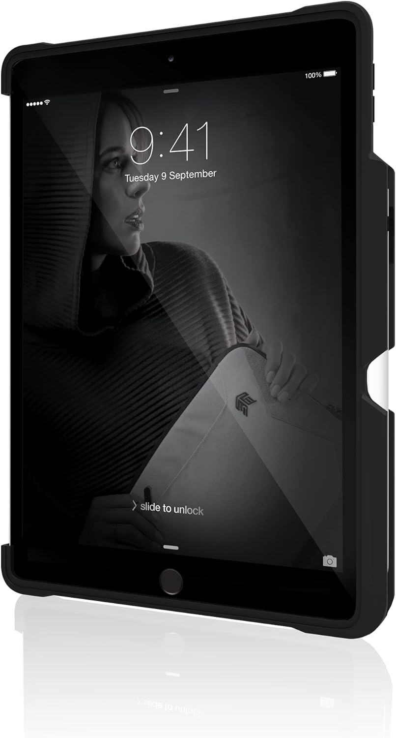 حافظة STM Dux Shell Duo الذكية (iPad 7th Gen) - أسود 