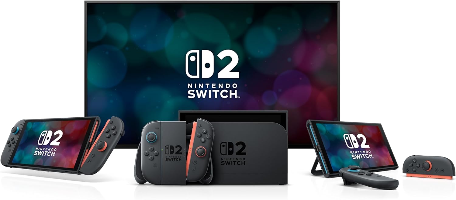 مجموعة جهاز Nintendo Switch 2 + Mario Kart World - الإصدار الدولي [موديل 2025 الجديد]