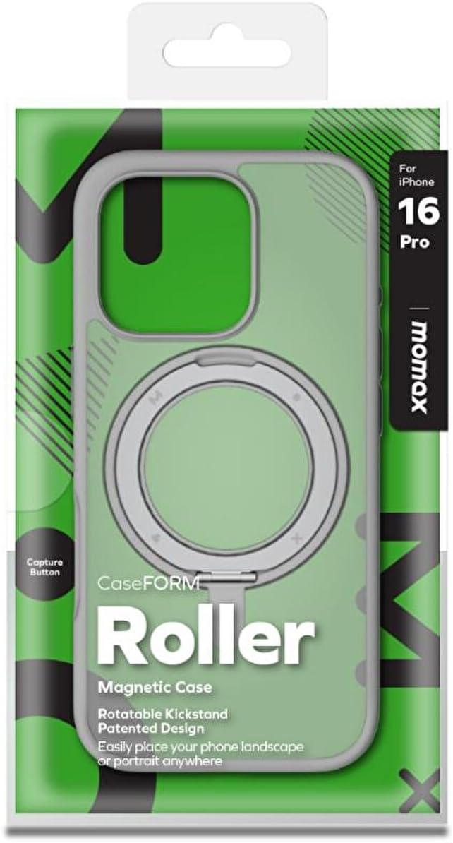 Momax iPhone 16 Pro Roller Magsafe Case - Gray