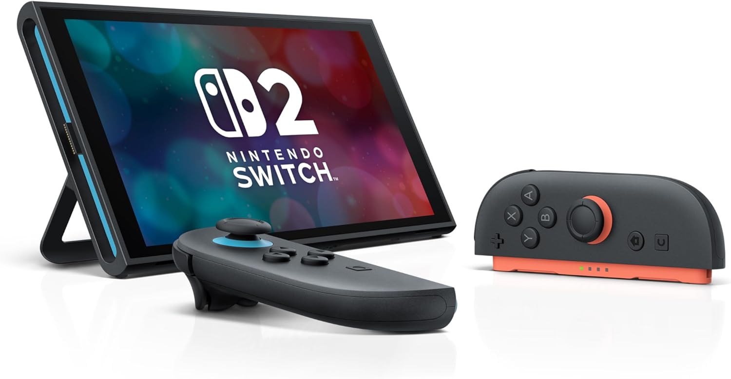 مجموعة جهاز Nintendo Switch 2 + Mario Kart World - الإصدار الدولي [موديل 2025 الجديد]