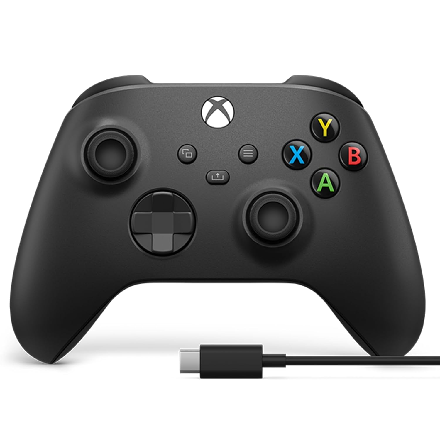 وحدة تحكم الألعاب اللاسلكية Xbox (2025) - Carbon Black - العب على Xbox وWindows وAndroid وiOS وFireTV Sticks وأجهزة التلفزيون الذكية وسماعات الواقع الافتراضي