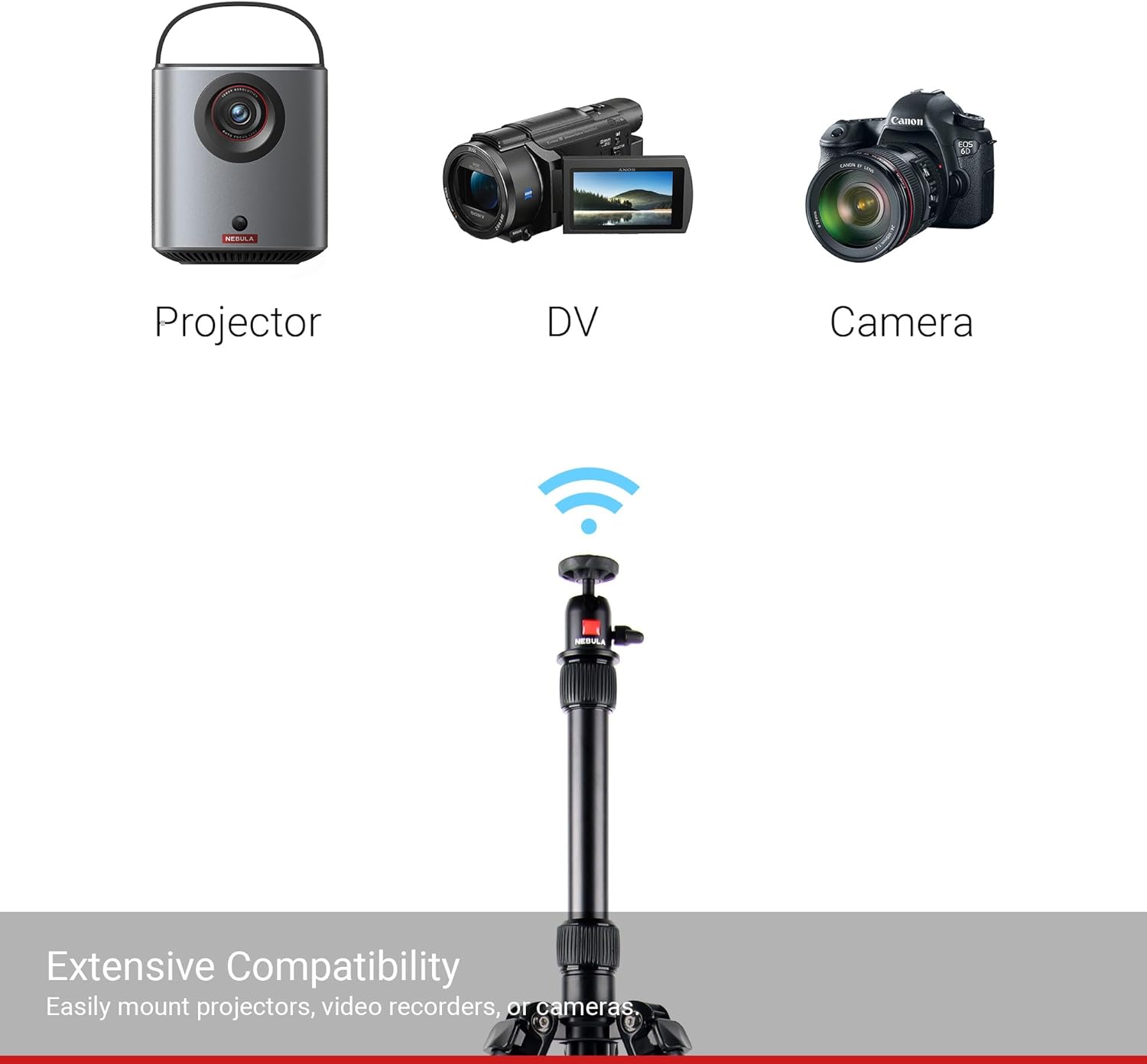 Anker Nebula Mars 2 Universal Tripod 3 Feet Black