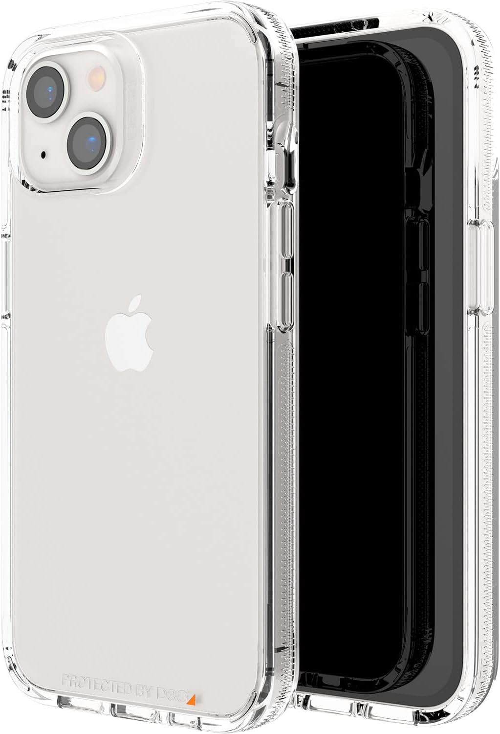 Gear4 ZAGG Crystal Palace Clear Case with Advanced Impact Protection [ Approved by D3O ], Slim, Tough Design for Apple iPhone 13 – Clear