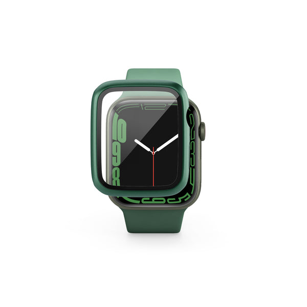 Epico Glass Case, Apple Watch 7, 45mm - protective case, Green