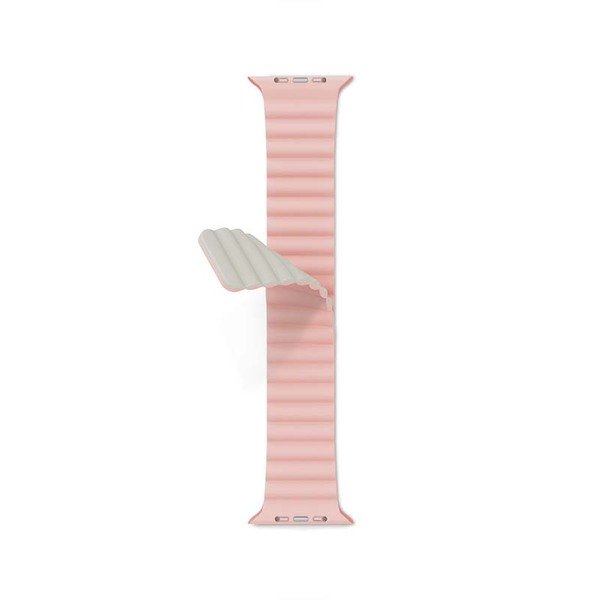 EPICO Watch Strap Magnetic for Apple Watch 42/44/45/49 mm - pink/gray
