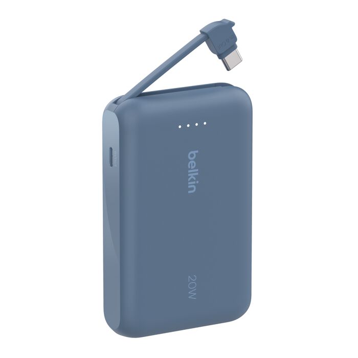 Boost Charge Power Bank 10K with PD 20W with USB-C Integrated Cab Pink
