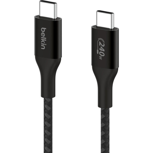 Belkin 240W Braided USB-C Cable - 1m - Black