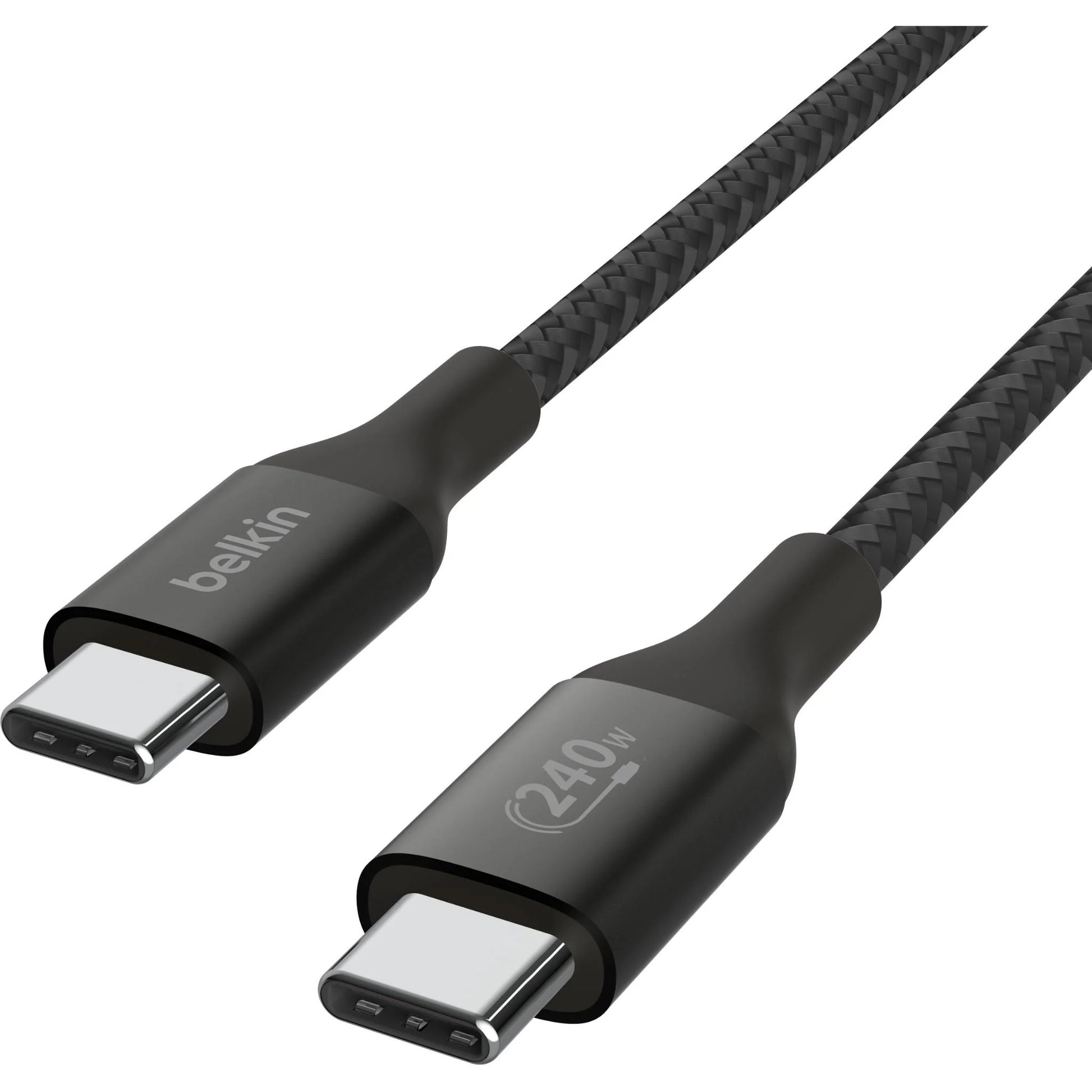 Belkin 240W Braided USB-C Cable - 1m - Black