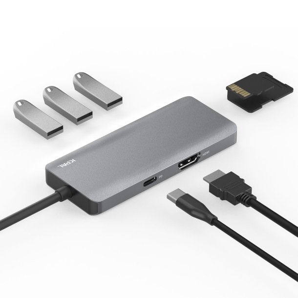 JCPal LINX USB-C to 7-Port Hub