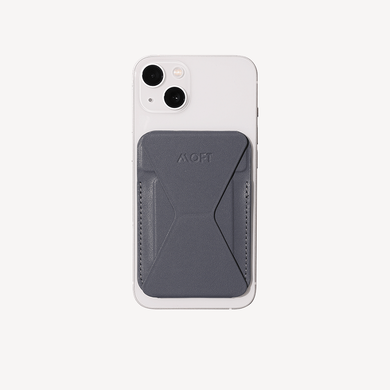 Moft Snap-On Phone Stand And Wallet Dark Grey