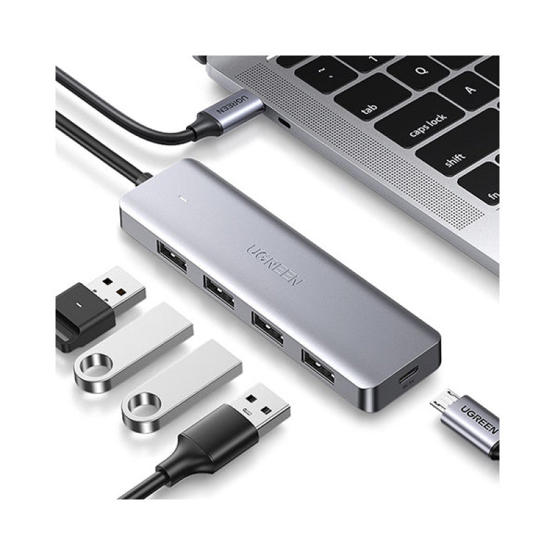 UGREEN 4-Port USB 3.0 HUB with USB-C Extension Compatible for Steam Deck